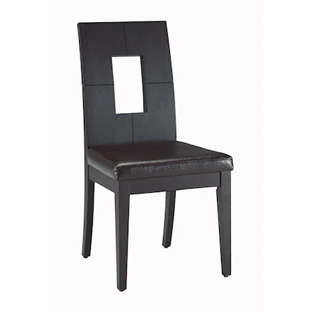 Wood Back Dining Side Chair